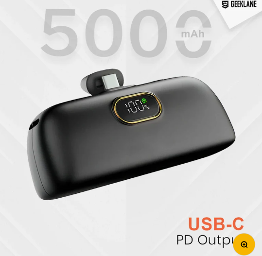 Super Portable Pocket Power Bank with PD & 2-Way Fast Charging