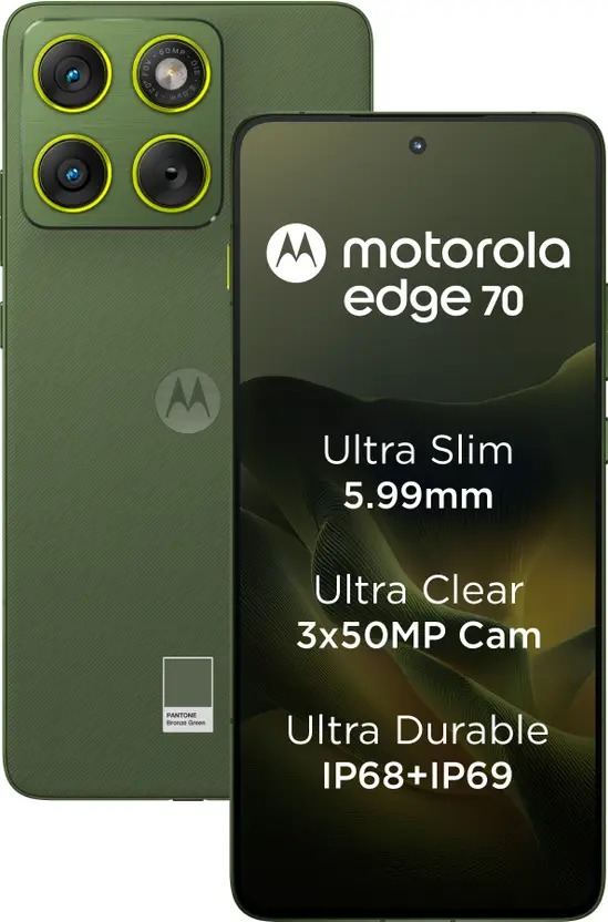 MOTOROLA Edge 70: SD 7 Gen 4, Rs.29999 – Launch Tomorrow!